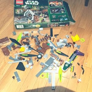 Lego 75017 Star Wars Duel on Geonosis IMCOMPLETE PARTS PIECES & BOX GREAT FIND!